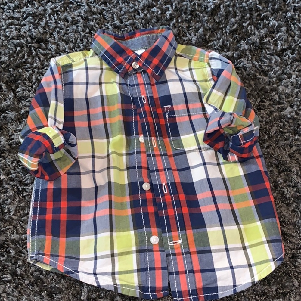 Gymboree Button up- toddler boy